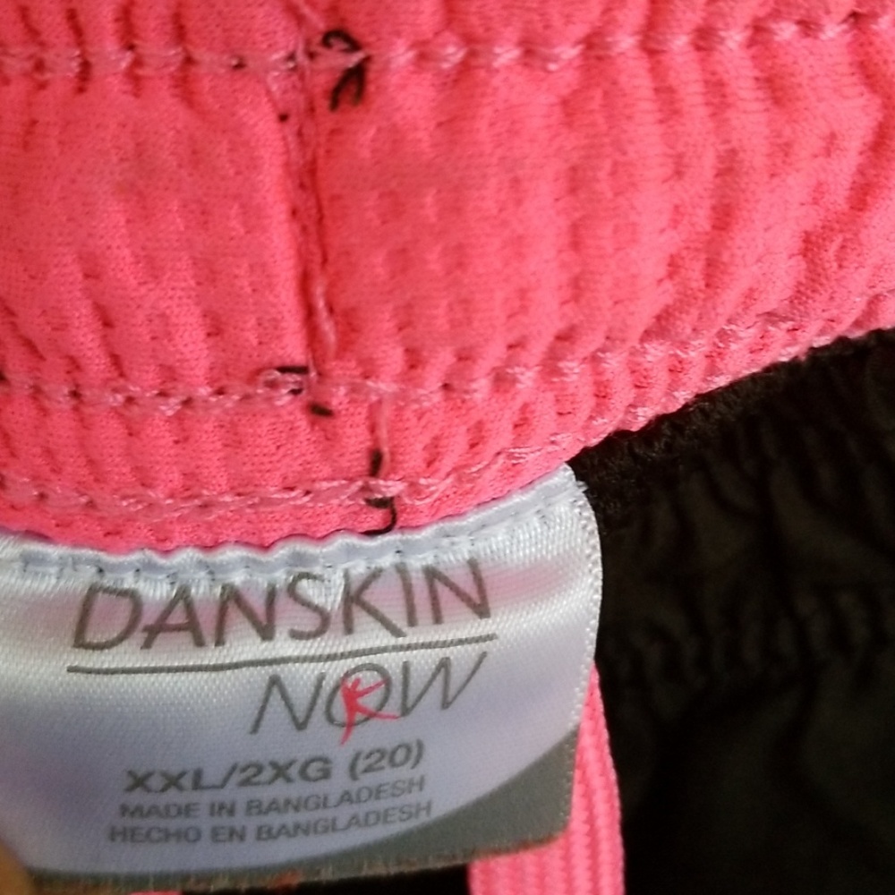🚫SOLD🚫 Danskin BLK/PINK Track EUC Plus SXXL - Picture 8 of 8